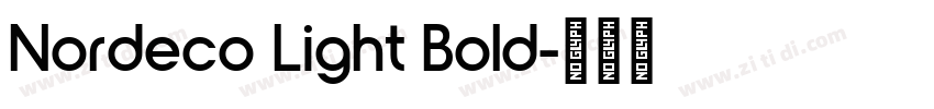 Nordeco Light Bold字体转换